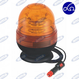 LAMPEGGIANTE A LED BASE MAGNETICA 12-24V 16 LED A 3W