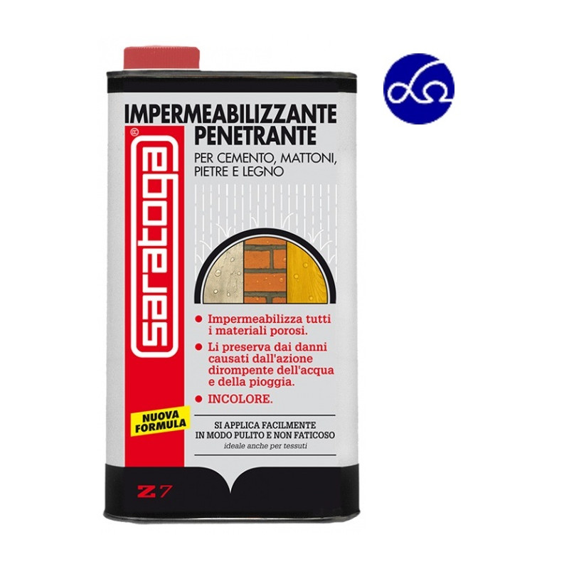 IMPERMEABILIZZANTE LT.1 PER CEMENTO MATTONI LATERIZI Z7 IMPERMEABILIZZANTE LT.1 PER CEMENTO MATTONI LATERIZI Z7