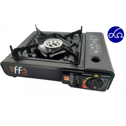 FORNELLO GAS A CARTUCCIA PIEZO EFFE CORPO PLASTICA KW 2,2 GR/H 160