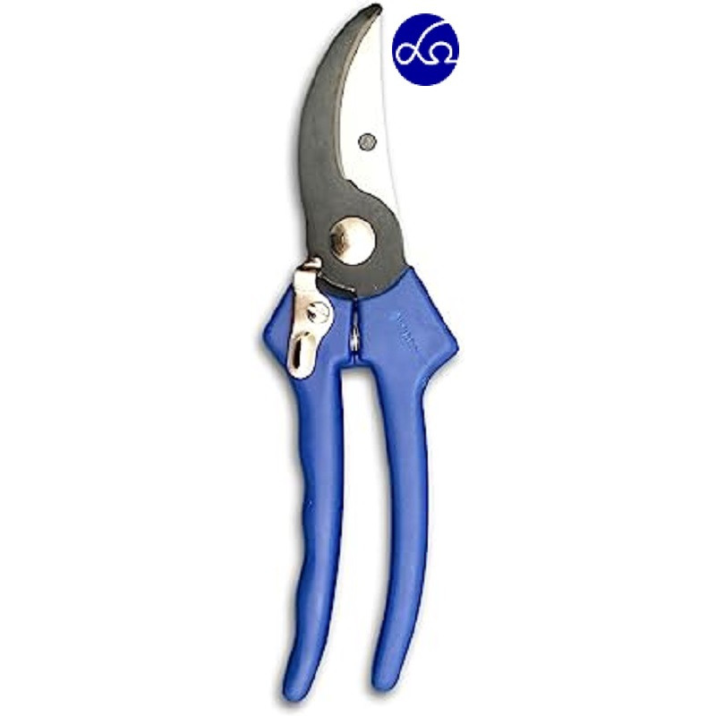 FORBICI DA POTATURA DUE BUOI PER VIGNA ACCIAIO149/22 MANICI BLU CM 22