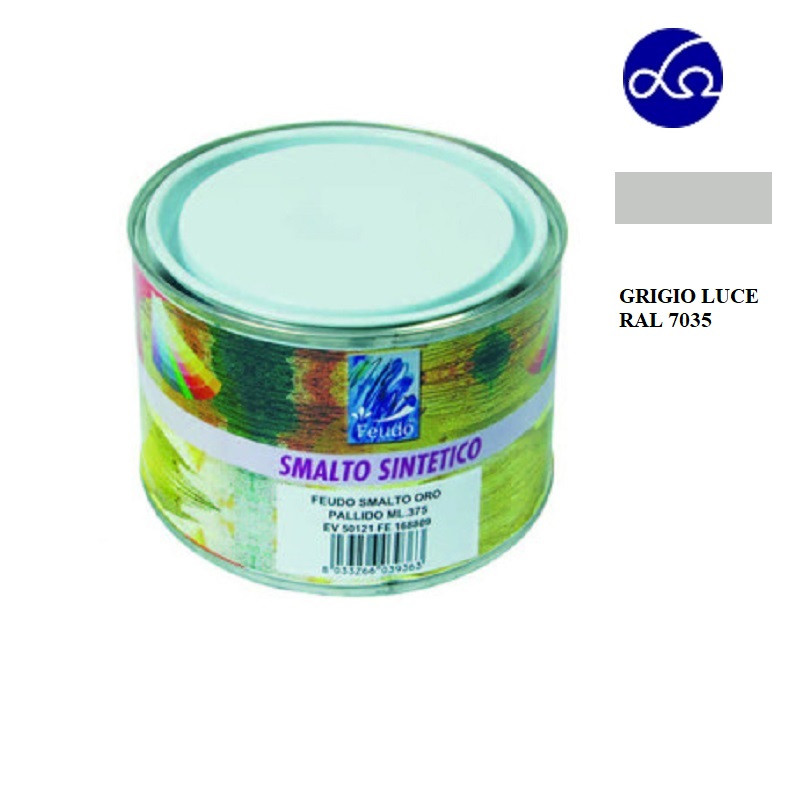 SMALTO SINTETICO LUCIDO (LACK 82)- ml.375 grigio luce RAL 7035 (FEUDO) (CDF03924) () SMALTO SINTETICO LUCIDO (LACK 82)- ml.375 grigio luce RAL 7035 (FEUDO) (CDF03924) ()