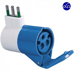 ADATTATORE 16A - PRESA BLU FME 2P+T 16A IP44