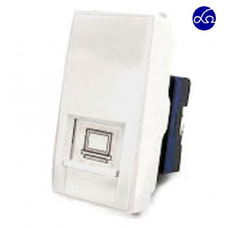 Presa Dati RJ45 CAT.5e Per Serie PLANA - Completa Di Adattatore Keystone