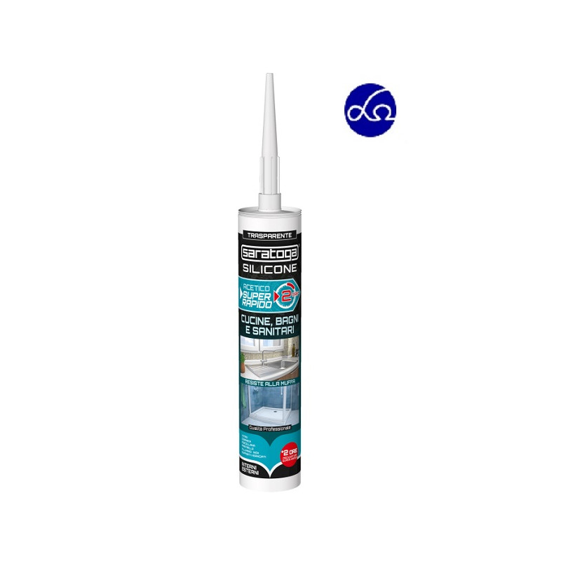 SILICONE ACETICO SUPER RAPIDO TRASPARENTE
