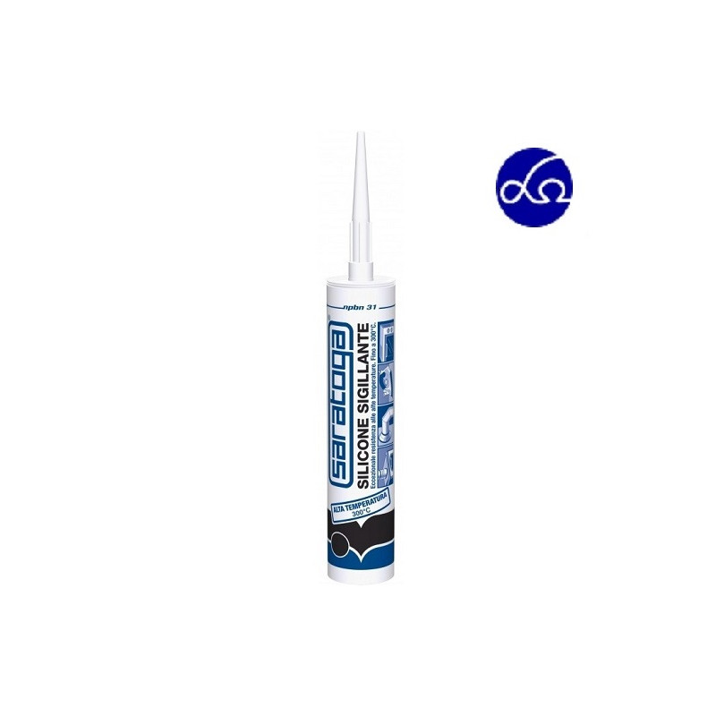 Silicone Alta temperatura Saratoga Nero Silicone Alta temperatura Saratoga Nero