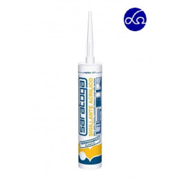 Silicone Acrilico Saratoga Bianco