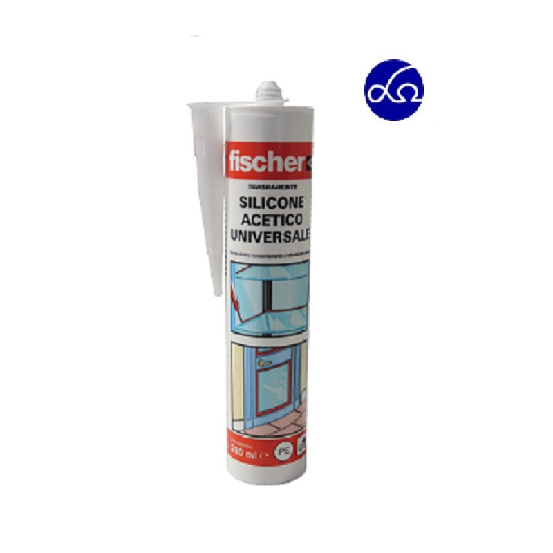 Silicone Acetico Fischer Universale Trasparente 280 Ml