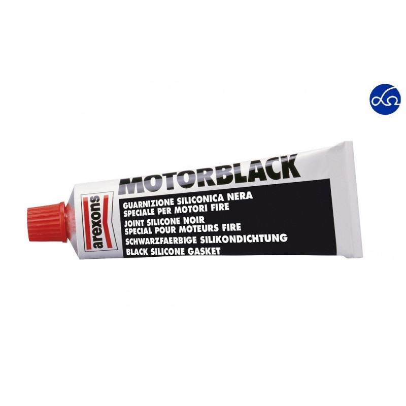 Guarnizione silicone nera Motorblack Arexons 60 gr