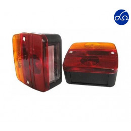 Fanale posteriore sinistro con luce targa Ama