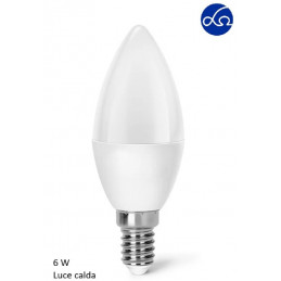 Lampada led oliva 6W E14...