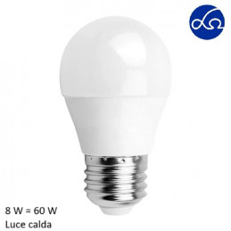 Lampada led sfera E27 8W...