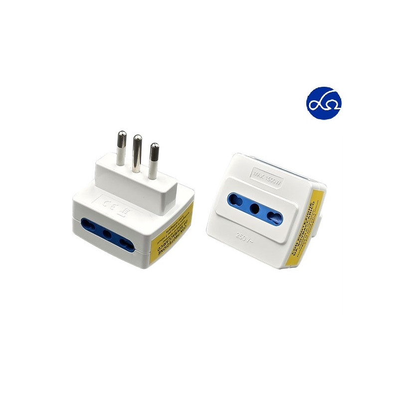 ADATTATORE 3P 10/16 BIPASSO MAX 1500W