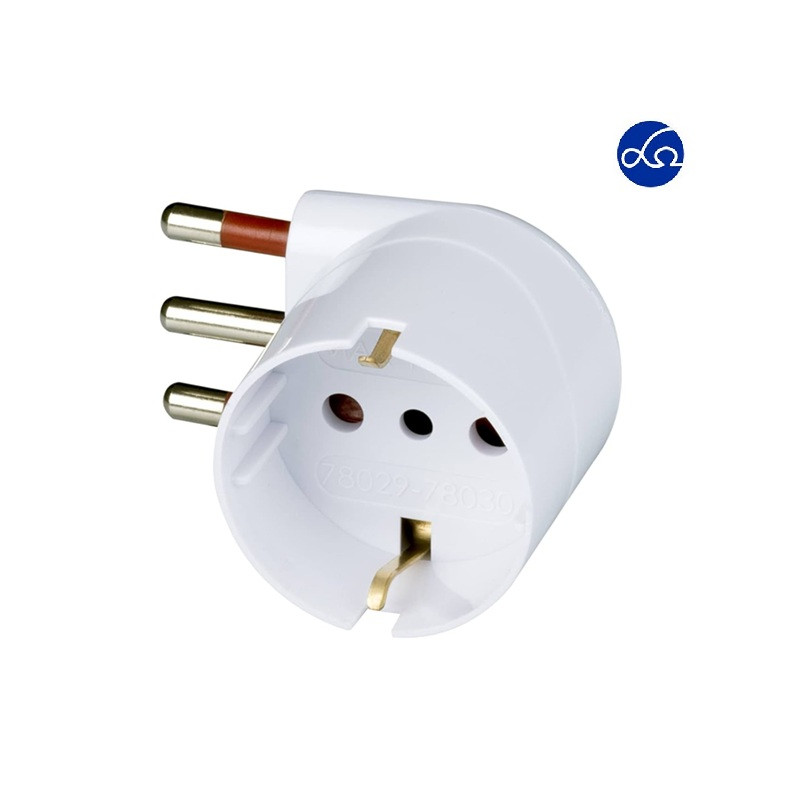 ADATTATORE SCHUKO 90 SALVASPAZIO 16A