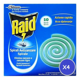 INSETTICIDA RAID SPIRALE 4CONFEZIONI