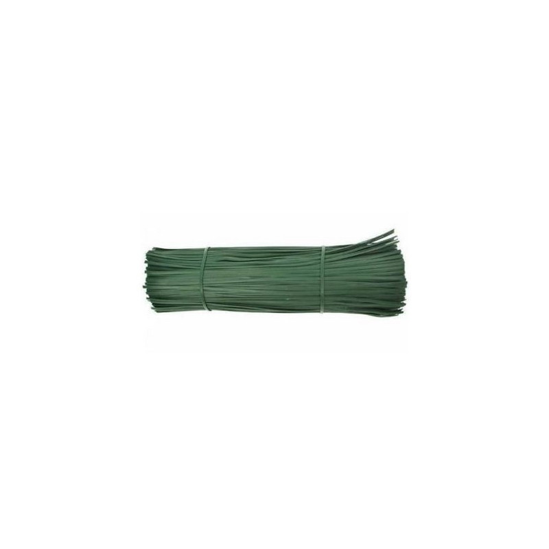 Legaccio piattina verde plastificata cm.20 pz.1000
