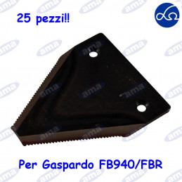 SEZIONE RIGATA SVASATA SOTTO 76X88X3 MM.  PEZZI 25