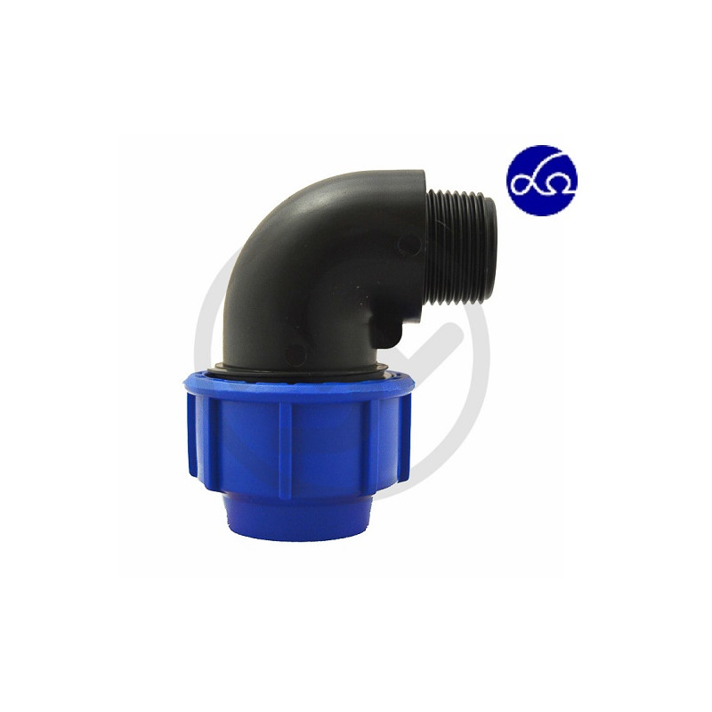 Claber 91025 Gomito A Compressione 1/2” Per Tubo Da Irrigazione 13-16 Mm – Raccordo Anti-perdite Per Impianti Professionali