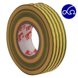 NASTRO PVC ISOLANTE SCAPA GIALLO VERDE MM.19 ML25